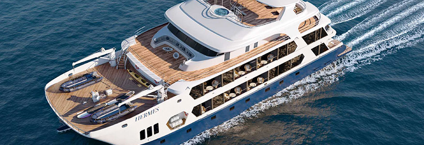 hermes luxury catamaran