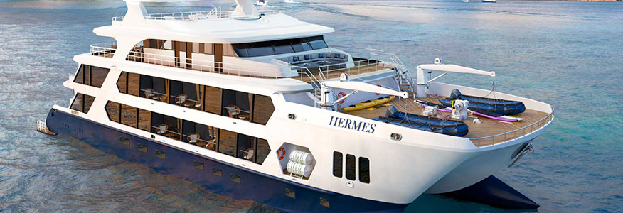 hermes luxury catamaran